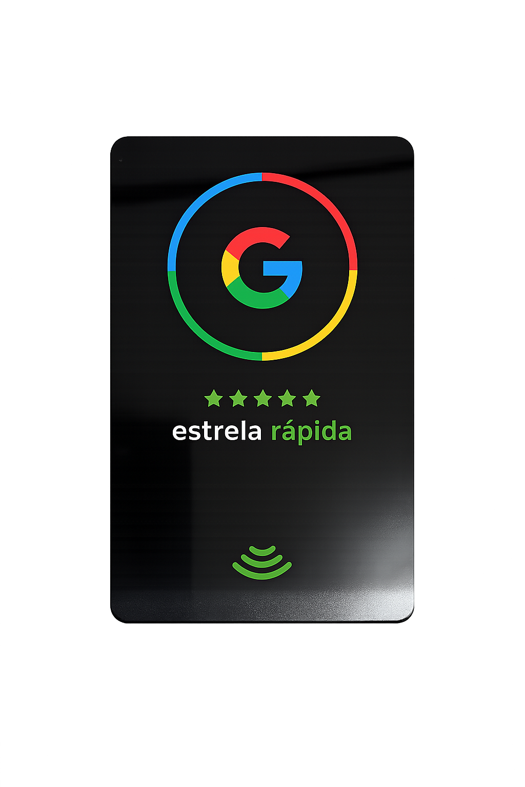 Cartão NFC Estrela Rápida — pronto para uso
